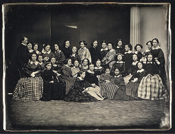 Emerson School, foto di gruppo, 1850 ca. 