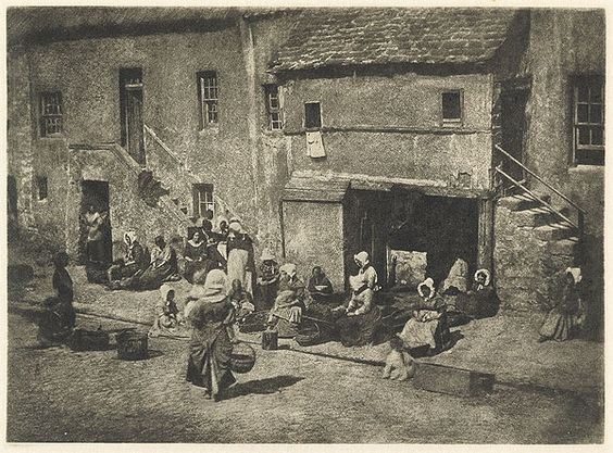 Hill & Adamson: St Andrews, North Street, Fishergate; ca. 1845