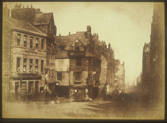 Hill & Adamson - Abitazione di John Knox, Edimburgo; 1844