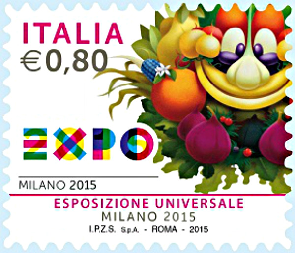Francobollo EXPO 2015