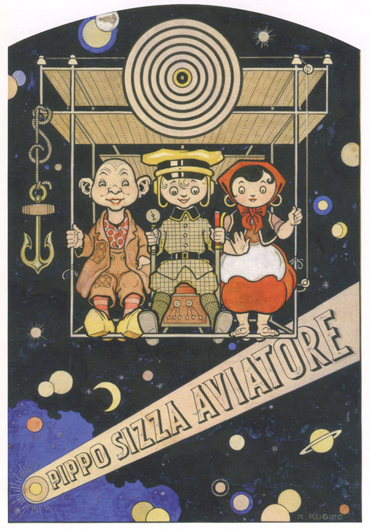 Rubino / Fanciulli: Pippo Sizza aviatore (1910), copertina