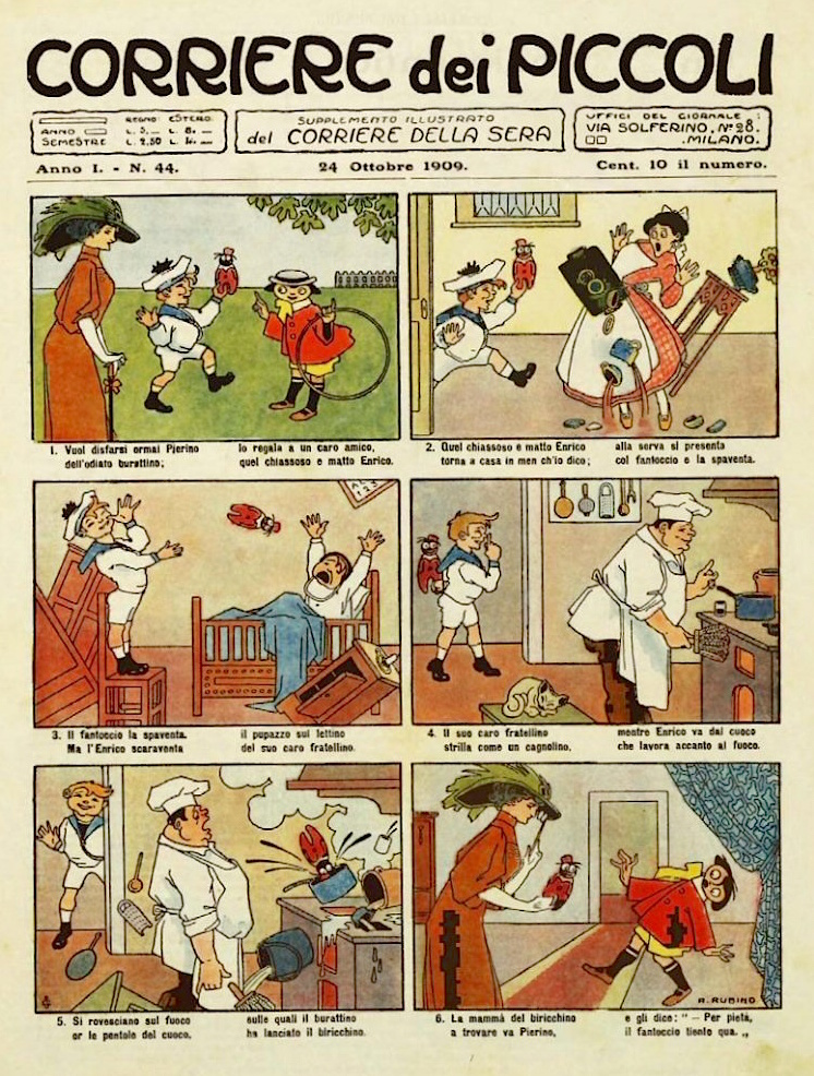 Rubino: Corriere dei Piccoli, Anno I, N. 44, 1909